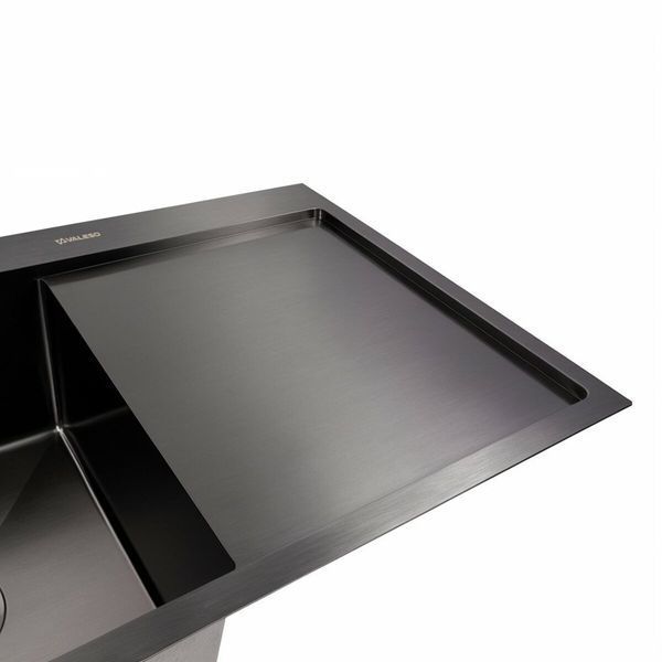 Комплект кухонної мийки Platinum Handmade CM 78*50 L PVD pl23731 фото