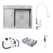Комплект кухонної мийки KRP C031WHI Geb&uuml;rstet-6350RHM ST131345 фото 1