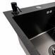 Комплект кухонної мийки Platinum Handmade CM 78*50 L PVD pl23731 фото 6