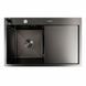 Комплект кухонної мийки Platinum Handmade CM 78*50 L PVD pl23731 фото 2