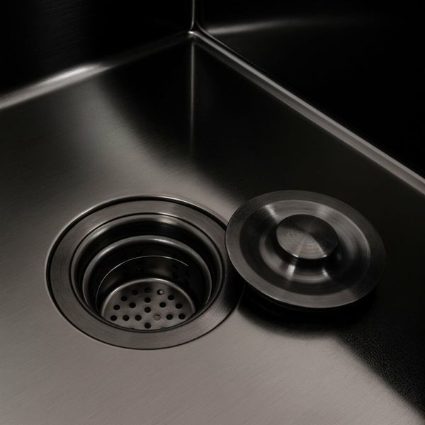 Комплект кухонної мийки Platinum Handmade CM 78*50 R PVD pl23768 фото