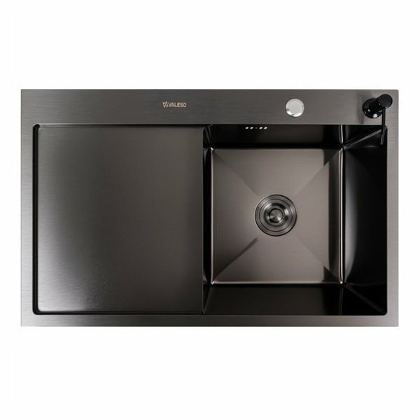Комплект кухонної мийки Platinum Handmade CM 78*50 R PVD pl23768 фото
