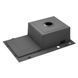 Комплект кухонной мойки Kroner KRP Schwarze 78х49HM PVD ST08 Grafite SL48543 фото 9