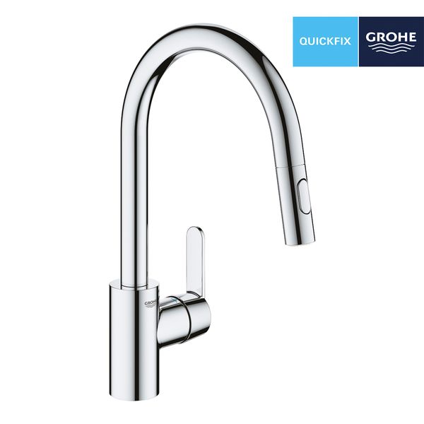 Набір Grohe QuickFix Get UA31484QF7: змішувач для кухні Get 31484001 з дозатором Authentic 40537000 CV030611 фото