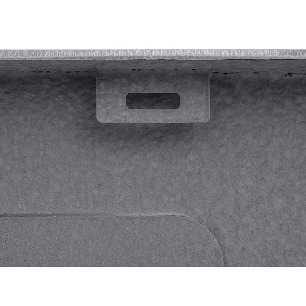 Комплект кухонної мийки Kroner KRP Geb&uuml;rstet 78х49LHM BLK04 nichel SL54729 фото