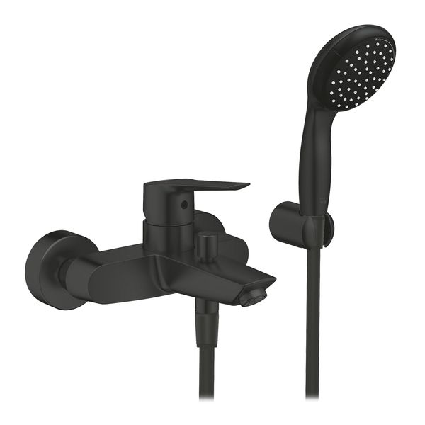 Набір змішувачів 3 в 1 для ванної кімнати Grohe QuickFix Start Black UA303301SQ CV032757 фото