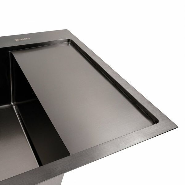 Комплект кухонної мийки Platinum Handmade CM 65*50 L PVD pl23562 фото