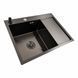 Комплект кухонної мийки Platinum Handmade CM 65*50 L PVD pl23562 фото 3