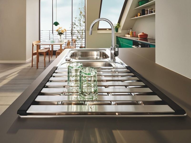 Комплект кухонної мийки Platinum Handmade CM 65*50 L PVD pl23562 фото