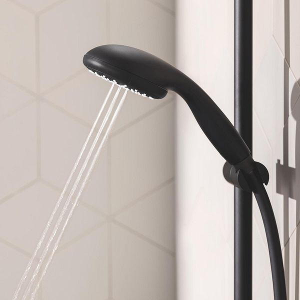 Набір змішувачів 3 в 1 для ванної кімнати Grohe QuickFix Start Black UA303301MQ CV032749 фото