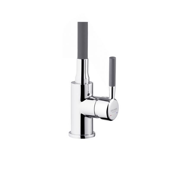 Комплект кухонної мийки Kroner KRP Derby - 5050HM Brush GRA ST27239 фото