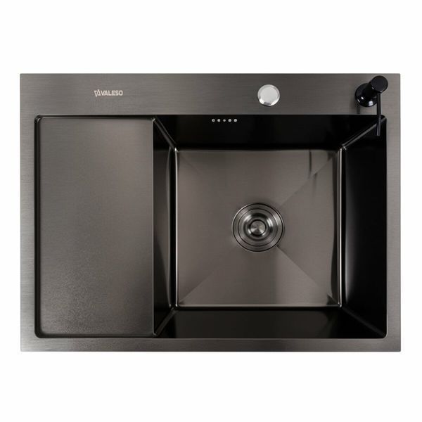 Комплект кухонної мийки Platinum Handmade CM 65*50 R PVD pl23544 фото