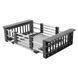 Комплект кухонної мийки Kroner KRP Schwarze 78х49LHM PVD ST07 Grafite SL44791 фото 12