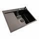 Комплект кухонної мийки Platinum Handmade CM 65*50 R PVD pl23544 фото 3